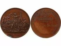 France La Commune, Siège De Paris  Jeton de Presence 1870, C. Vandenborre