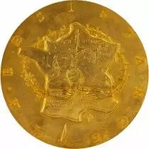 France La R&eacute;sistance - par A. De Jaeger - Bronze Dor&eacute; - 770 g - 11 cm