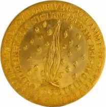 France La R&eacute;sistance - par A. De Jaeger - Bronze Dor&eacute; - 770 g - 11 cm