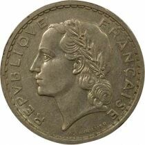 France Lavrillier - 5 Francs, Nickel - 1937 (1939) Paris
