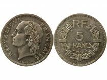 France Lavrillier - 5 Francs, Nickel - 1938 Paris