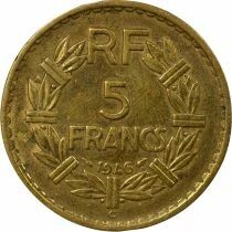 France Lavrillier - 5 Francs Bronze-Aluminium - 1946 C Castelsarrasin