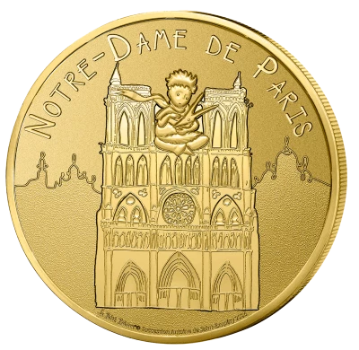 France Le Petit Prince - Notre-Dame de Paris - Mini-m�daille 2026