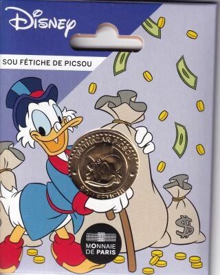 France Le sou Fetiche de Picsou - Mini-m�daille