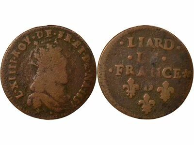 France Liard - Louis XIV, 2nd Type - 1657 B Acquigny