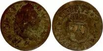 France Liard de France à la vieille tête - Louis XV - 1773 W Lille
