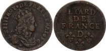 France Liard de France au buste juvénile - 1656 D Vimy