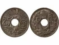 France Lindauer - 25 Centimes 1914 Souligné