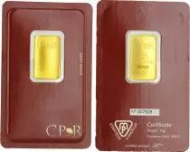France Lingotin 10 Grammes OR - CPRoR