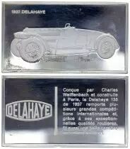 France Lingotin 2 Onces - M&eacute;daillier Franklin - Delahaye (1937) - Argent