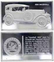 France Lingotin 2 Onces - M&eacute;daillier Franklin - Vauxhall 1924 (1924) - Argent