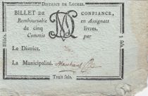 France Loches Loches District - 1792, R5 Rare !