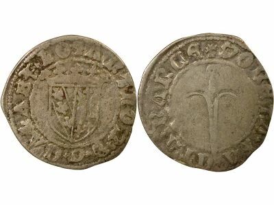 France Lorraine, Antoine I - 1/2 Groschen - 1508 / 1544 Nancy