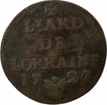 France Lorraine, L&eacute;opold I - Liard - 1727 Nancy