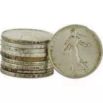 France LOT 10 X 5 Francs Semeuse 1960-1969