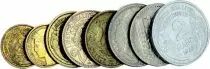 France Lot de 8 pi&egrave;ces fran&ccedil;aises Qualit&eacute; SUP &agrave; Neuf
