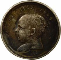 France Louis Napol&eacute;on Bonaparte - Quinaire Argent, Bapt&ecirc;me - 4 Juin 1856