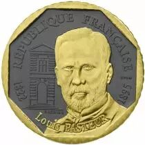 France LOUIS PASTEUR RUTHÉNIUM & OR - 2 Francs 1995 France