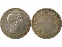 France Louis Philippe - 5 Francs Argent, Tranche en Creux - 1830 A Paris