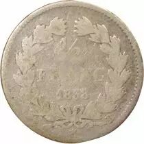 France Louis Philippe I - 1/2 Franc Argent - 1838 B Rouen