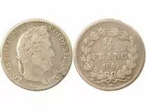 France Louis Philippe I - 1/2 Franc Argent - 1845 W Lille