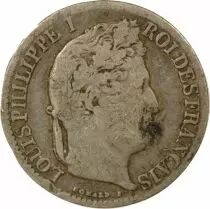 France Louis Philippe I - 1/2 Silver Franc - 1841 B Rouen