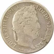 France Louis Philippe I - 1/2 Silver Franc - 1845 W Lille