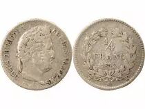 France Louis Philippe I - 1/4 Franc Argent - 1832 W Lille