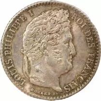 France Louis Philippe I - 1/4 Franc Argent - 1839 B Rouen