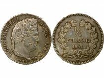 France Louis-Philippe I - 1/4 Franc Argent - 1841 B Rouen
