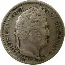 France Louis Philippe I - 1/4 Franc Argent - 1845 B Rouen