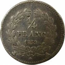 France Louis Philippe I - 1/4 Silver Franc - 1839 A Paris