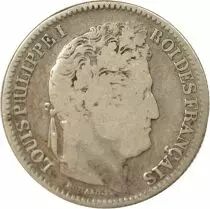 France Louis Philippe I - 2 Francs Argent - 1844 BB Strasbourg