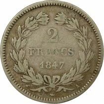 France Louis Philippe I - 2 Francs Argent - 1847 A Paris