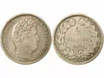 France Louis Philippe I - 2 Silver Francs - 1834 A Paris