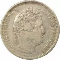 France Louis Philippe I - 2 Silver Francs - 1834 B Rouen