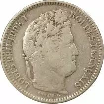 France Louis Philippe I - 2 Silver Francs - 1835 D Lyon