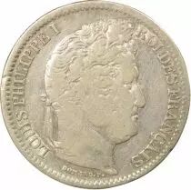 France Louis Philippe I - 2 Silver Francs - 1839 B Rouen