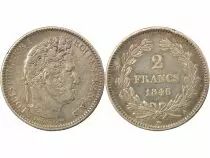 France Louis Philippe I - 2 Silver Francs - 1846 A Paris