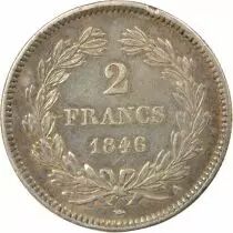 France Louis Philippe I - 2 Silver Francs - 1846 A Paris