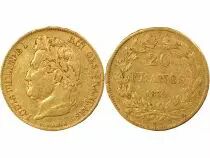 France Louis Philippe I - 20 Gold Francs, Domard - 1839 A Paris