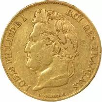 France Louis Philippe I - 20 Gold Francs, Domard - 1839 A Paris