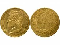 France Louis Philippe I - 20 Gold Francs, Domard, Laureate head - 1840 A Paris