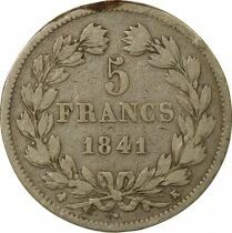 France Louis-Philippe I - 5 Francs Argent - 1841 K Bordeaux