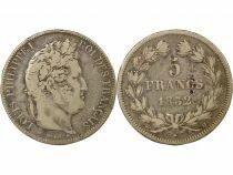 France Louis-Philippe I - 5 Francs Argent, Domard, 2e Type - 1832 M Toulouse