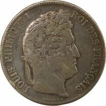 France Louis-Philippe I - 5 Francs Argent, Domard, 2e Type - 1832 Q Perpignan