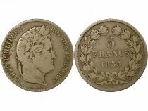 France Louis-Philippe I - 5 Francs Argent, Domard, 2e Type - 1833 MA Marseille