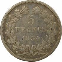 France Louis-Philippe I - 5 Francs Argent, Domard, 2e Type - 1834 Q Perpignan