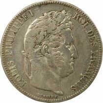 France Louis-Philippe I - 5 Francs Argent, Domard, 2e Type - 1839 K Bordeaux
