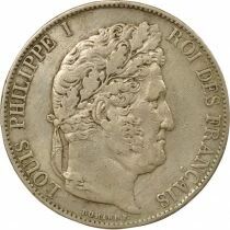 France Louis Philippe I - 5 Francs Argent, Domard, 3e Type - 1845 K Bordeaux